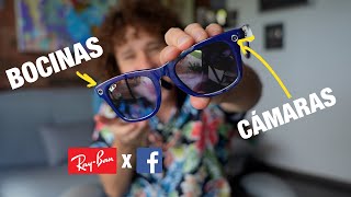 Las costosas gafas de Facebook con cámara y audífonos  ¿Valen la pena 👓 [upl. by Boar]