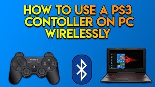 How To Use A PS3 Controller On A PC Wirelessly [upl. by Eulalee]