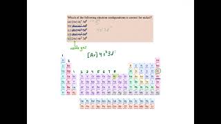 Identify the Noble Gas Electron Configuration for an Element  Chemistry Practice Problems [upl. by Tiat]