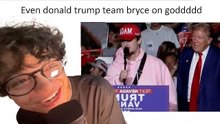 bryce hall is trumps dumbest supporter [upl. by Eenwahs]