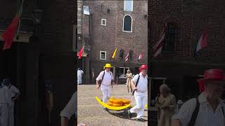 Dutch Cheese Market in Alkmaar The Netherlands [upl. by Groot]