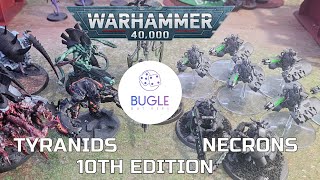 10th Edition  Tyranids vs Necrons  Warhammer 40k Battle Report [upl. by Byrom]