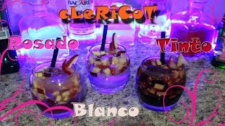 CLERICOT ROSADO BLANCO Y TINTO [upl. by Ardnot]