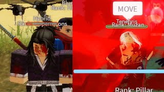 FIGHTING KOKUSHIBO UPPERMOON 1 amp MUZAN  ROBLOX Demon Slayer RPG 2 [upl. by Senilec693]