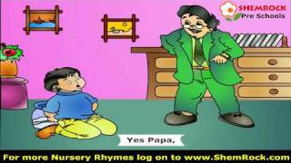 Nursery Rhymes Johnny Johnny Yes Papa Songs with lyrics for PreSchool Kids [upl. by Eleik]