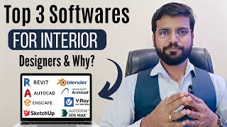 Most Useful Softwares in Interior Designing  Top 3 Softwares [upl. by Ahsetra]