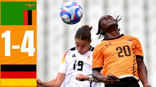 Zambia vs Germany  14  Womens Football  Olympic Paris 2024 Highlights  zambia vs germany women [upl. by Adoree860]