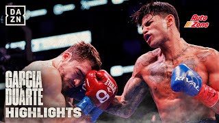 THE RETURN  Ryan Garcia vs Oscar Duarte Fight Highlights [upl. by Small788]