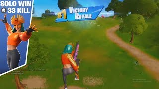 GAMEPLAY SOLO WIN 33 KILL SUNBIRD SKIN Gameplay Fornite [upl. by Marih]