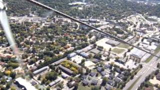 1929 Ford TriMotor Airplane Flight Springfield Illinois October 2 2011 Footage [upl. by Deeraf]