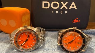 Dos Doxa’s … Comparing my Doxa Sub 300T vs my Doxa Sub 200 [upl. by Anerhs]