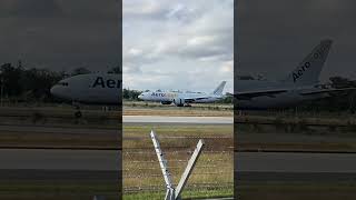 AeroLogic Boeing 777 tripple seven from Atlanta 🇺🇸 aviation planespotting landing airport [upl. by Lari409]