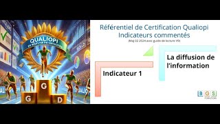 Qualiopi Indicateur 1 commenté [upl. by Auos]