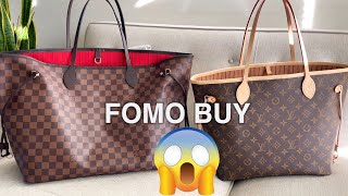 Louis Vuitton Neverfull GM vs MM Comparison Review  FOMO Story Time  Whats in My Bag  Mod Shots [upl. by Yekcir]