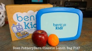 Bentgo Box Kids Unboxing And Review  Does Potterybarn Lunch🍌🍐🍏 Bag Fit [upl. by Aihseyk]