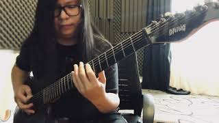 ARCHSPIRE  INVOLUNTARY DOPPELGANGER Guitar Cover by KARISK Half song [upl. by Saraiya]