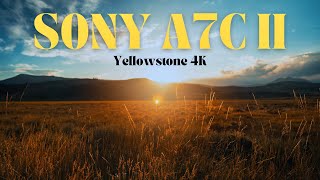 YELLOWSTONE 4K  SONY A7C II w 2470 GM II 📸🌅 [upl. by Nomled]