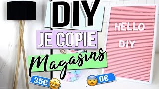 DIY DECO ┋ JE COPIE LES MAGASINS DE DECO  FACILE PR CHAMBRE FRANCAIS [upl. by Dalpe]