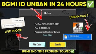 Finally 😍 BGMI 10 year ban id unban  HOW TO OPEN BAN ID BGMI  PUBG Banned id recover in 1 minute🔥 [upl. by Airaet]