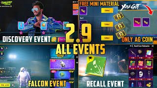 BGMI 29 ALL NEW EVENT EXPLAIN  FREE MINI MATERIAL  RS DISCOVERY EVENT  BGMI  KUMARI GAMER [upl. by Anatole]