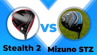 Taylormade Stealth 2 Plus Vs Mizuno STZ  Driver Compare [upl. by Ahsaeit]