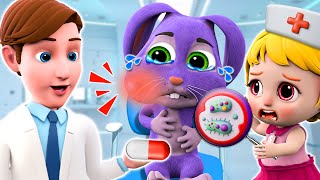 Rabit amp Monky Goes To The Dentist 🦷 Dentist Check Up 🦷 Animals Sound Song  Nursery Rhymes [upl. by Argile]