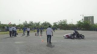 Brake Test Supra SAE India 2018  IITP Motorsports [upl. by Tiernan369]