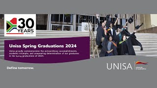 2024 Unisa Spring Graduation  11 October 2024  1800 PM Ceremony [upl. by Kress]