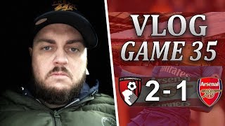 BOURNEMOUTH 2 v 1 ARSENAL  JUST FKING GO WENGER  MATCHDAY VLOG [upl. by Ulane605]