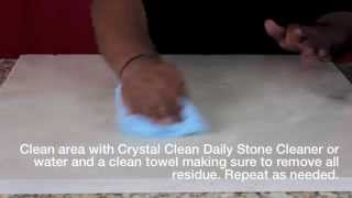 How To Remove Etch Marks With Stone Pro Natural Touch Etch [upl. by Urbannai]