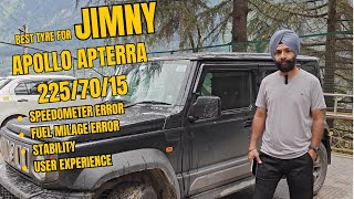 Jimny tyre upgrade  Suzuki jimny tires upgrade apollo Apterra AT 2 2257015 [upl. by Ellery]