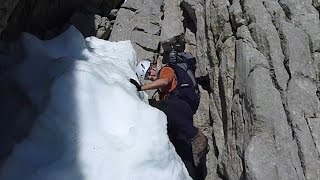 Altmann Schaffhauser Kamin und Säntis Lisengrat [upl. by Rawdin]