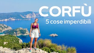 VIAGGIO A CORFÙ  5 cose imperdibili [upl. by Anbul]