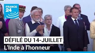 14Juillet  à lhonneur du défilé militaire lInde annonce vouloir plus de Rafale • FRANCE 24 [upl. by Reeves]