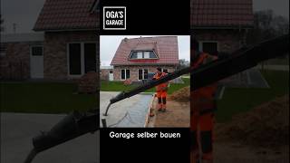 Doppelgarage aus Porenbeton selber bauen garage diy beton ogasgarage selberbauen flachdach [upl. by Dulcle65]