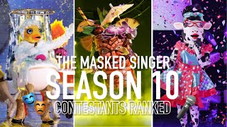 The Masked Singer Season 10 All Contestants Ranked [upl. by Laden]