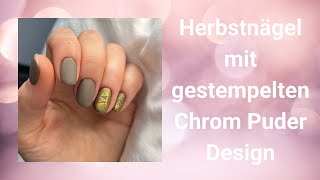 Gestempeltes Chrom Puder Design  Mimi made it [upl. by Bridie]