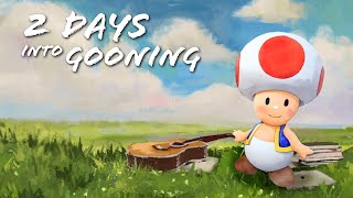 toad sings 2 days into gooning FULL SONG 2 days into college brain rot cover complete lyrics [upl. by Latimer]