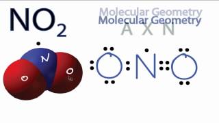 NO2 Molecular Geometry  Shape and Bond Angles Note exact bond angle is 1343 [upl. by Daisey]