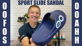 Oofos Sport Slide Recovery Sandal [upl. by Elman206]