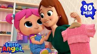 Mommy Is My Hero 🙍🏻‍♀️  Little Angel 😇  🔤 Subtitled Sing Along Songs 🔤  Cartoons for Kids [upl. by Ellinad591]