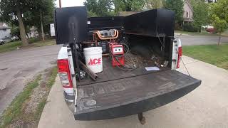 Mobile welding  Tour of My second rig with a small little welding project [upl. by Seftton]