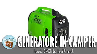 Generatore in Camper Foxcot 2200i [upl. by Howard]