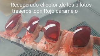 Recuperar el rojo de tus pilotos quemados y la flexibilidad de gomas sellantes barniz coloreado [upl. by Alurd]