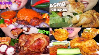 ASMR Rotisserie Chicken Mukbang Compilation  Whole Chicken Asmr  Satisfying eating sounds [upl. by Pinette]