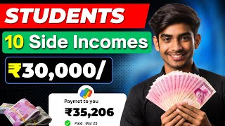 💰Earn Money Online ₹30000month  10 Side Incomes For Students  Work From Home With No Investment [upl. by Noned]