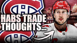 MARTIN NECAS SPEAKS OUT ON A TRADE TO THE MONTREAL CANADIENS CAROLINA HURRICANES NEWS [upl. by Ariuqahs795]