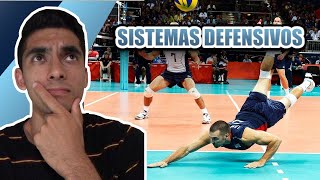 REGLAS DE VOLEIBOL  SISTEMAS DEFENSIVOS [upl. by Nomal]