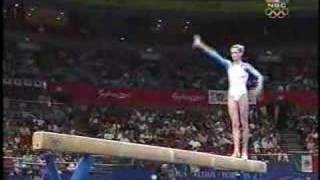 Svetlana Khorkina  2000 Olympics Team Finals  Balance Beam [upl. by Strain743]