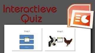 PowerPoint Les 9 Interactieve Quiz met MessageBox [upl. by Lelith557]